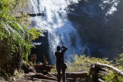 Im Nationalpark Huerquehue - einer der beiden Wasserfälle