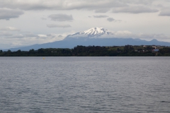 Puerto Varas - Blick auf den Vulkan Osorno, jedenfalls fast.
