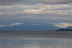 Puerto Varas - der letzte Blick auf den Vulkan, bevor er ganz in den Wolken verschwand