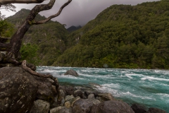 Saltos del Petrohué - da war es auch richtig brausend und laut