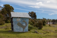 Chiloé - Cailin - könnte fast ein Bushäuschen sein, nur ohne Straße