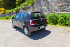 Straße der sieben Seen - Provinz Neuquén in Argentinien - unser Mietwagen, von hinten