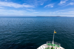 Der erste Teil der Reise durch den Golf von Ancud