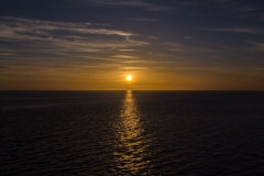 ca. 21:00 Uhr ging die Sonne dann auch langsam unter.