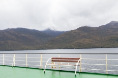 Bei Sonne, einer der besten Plätze auf dem Deck :-)