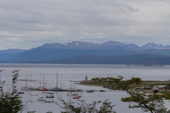 Ushuaia - Blick über den Beagle-Kanal zur chilenischen Seite.