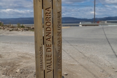 Ushuaia - der Eingang zum Valle Andorra, dort wo unsere zweite Unterkunft etwas außerhalb war