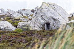 Falklandinseln - Rund um Stanley - ein altes "Notruf-Telefon" mitten im Nirgendwo