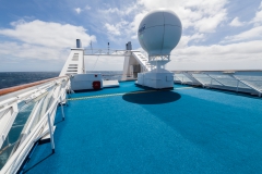 Ocean Diamond - Blick vom Sports-Deck