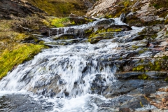 Stromness Harbour: am "Shakelton"-Wasserfall