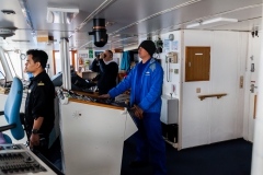 Aus der Brücke ist gut was los