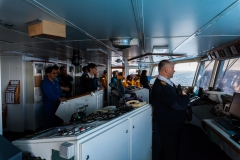 Zwischen Kinnes Cove und Brown Bluff auf der Brücke