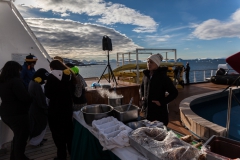 Cierva Cove: Grillparty an Bord