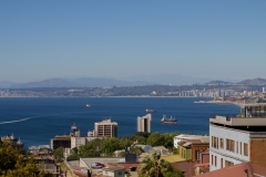 ... einer guten Aussicht über Valparaiso