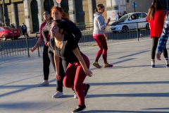 Open Air Tanzübungen haben wir...