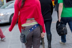 Wer geht schon ohne Axt auf eine politische Veranstaltung. Hätte ich früher mal wissen müssen.