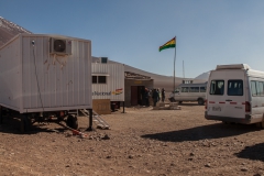 Grenze zwischen Chile und Bolivien am Fuß des Juriques