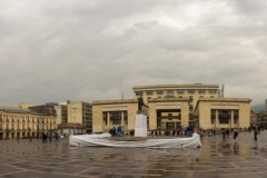 Bogotá - Am Plaza de Bolívar.
